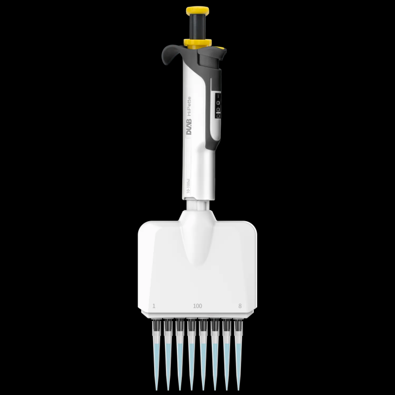 北京大龍HiPette 全消毒手動8道可調式彩色移液器